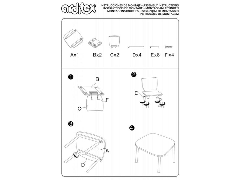  Ensemble de table et  2 chaises en bois de toy story buzz et woody  - Conforama B