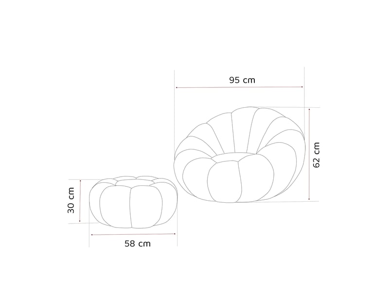 Fauteuil pivotant eclipse - avec repose-pieds - moderne - tissu bouclé - gris ECLIPSE - Conforama E