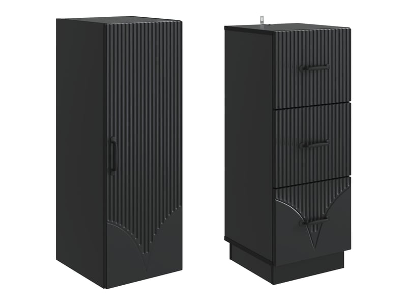  Ensemble de meubles 2 pcs, rangement de salon 33 x 34,5 x 87 cm bois d'ingénierie shl6128  - Conforama D
