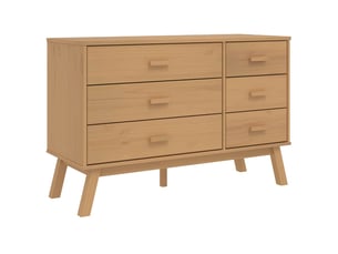Commode 1 tiroir(s)    <strong></strong> <strong></strong> coloris marron largeur 0 cm