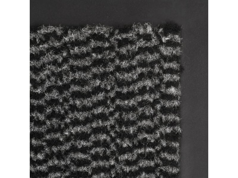  Tapis de porte, paillasson rectangulaire 60 x 90 cm anthracite  - Conforama D