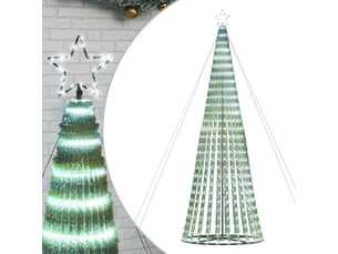 Sapin de noël, arbre de noël à led 1028 led blanc froid 403 cm