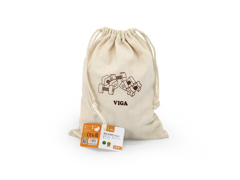  Jeu de vis et écrous viga 44694 - 40 pièces sensorielles 6971608446948 - Conforama E