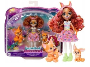 Poupée enchantimals mattel hnt60 - fennec fox et la famille renard