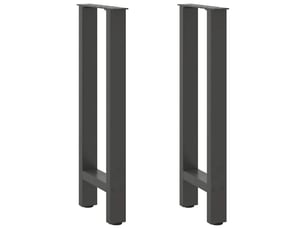 Jeu de pied  métal HELLOSHOP 26   hauteur 73 cm gris