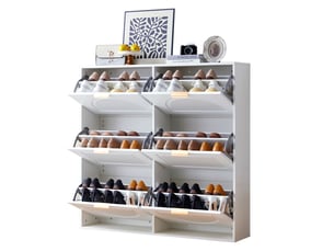 Meuble à chaussures 12 paire(s)  OKMYHOME   coloris blanc