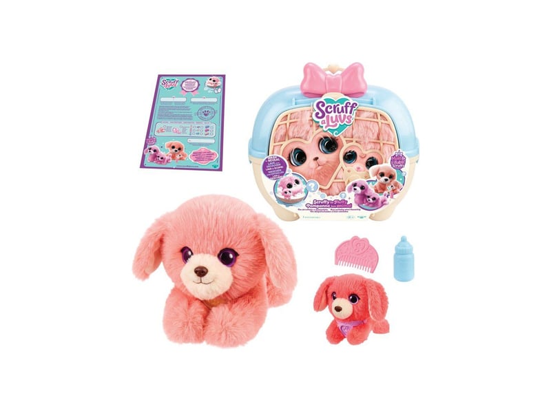  Peluche mama et baby transformation famille 27 cm accessoires peigne et biberon SCR0630996301920 - Conforama B