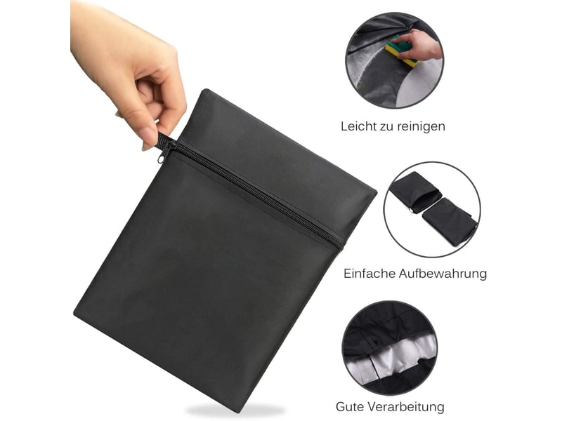  Housse de barbecue extérieur noir – 190x71x117cm  - Conforama E