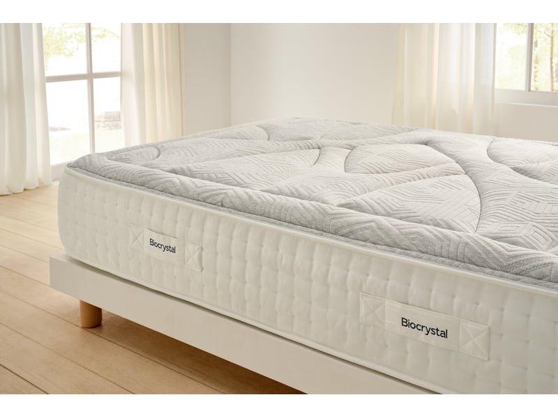  Matelas ressorts ensachés biocrystal gold spring 30 cm - 100x190 cm - fermeté élevée- moonia  - Conforama C