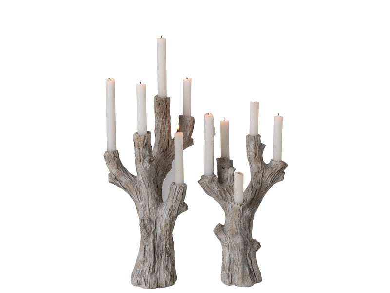  Chandelier 5 branches piet 49cm taupe  - Conforama C