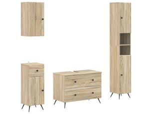 Ensemble de 4 pièces d'armoires de salle de bain breda cf63249