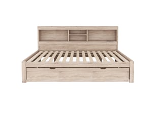Lit banquette 140x200 cm    coloris naturel