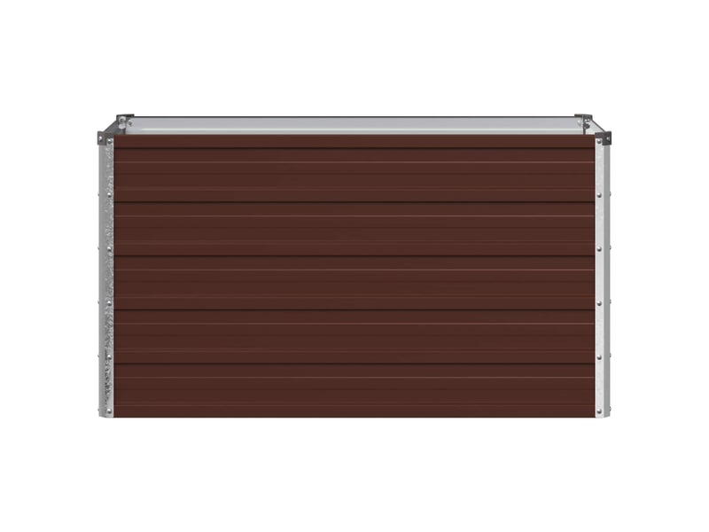  Jardinière - jardin surélevé marron 100 x 40 x 55 cm acier laminé à froid  - Conforama C