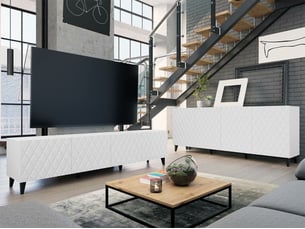 Meuble tv coloris blanc 82 cm <strong></strong>  <strong></strong>