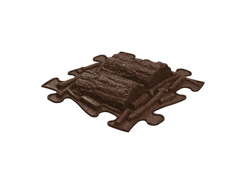  Tapis sensoriel muffik ensemble eco - 6 pièces, marron MFK-024 - Conforama B