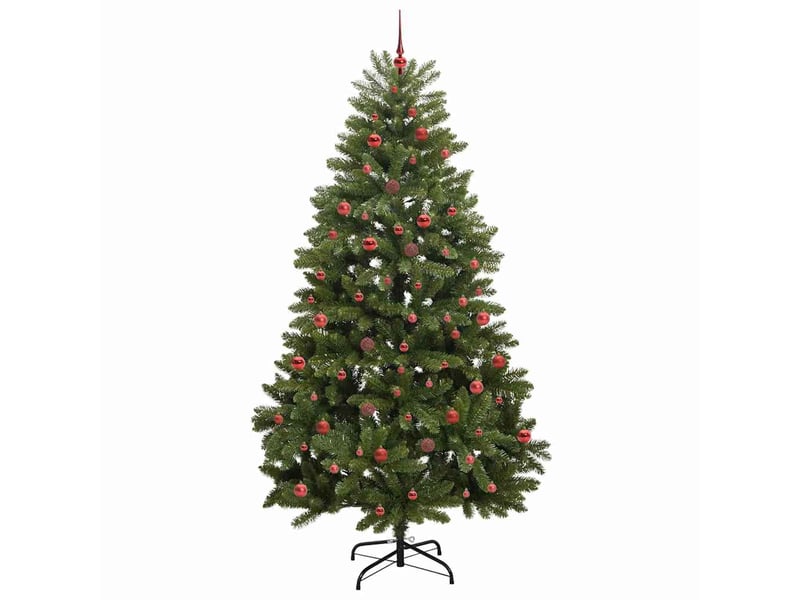  Sapin de noël, arbre de noël artificiel 240 cm 300 led blanc chaud vert shl8210  - Conforama D