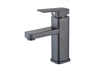 Robinet lavabo cascade noir, haut mitigeur vasque à poser salle de bain