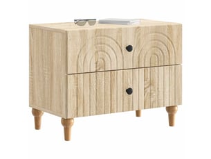 Table de chevet - cabinet de chevet - table de nuit avec tiroir chêne sonoma 62 x 34,5 x 48 cm