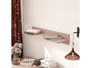 Etagère 90 cm coloris rose IDOHOME VALERIO