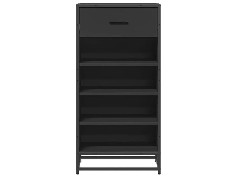  Meuble à chaussures, étagère à chaussures noir 48x38x97,5 cm bois d'ingénierie shl3331  - Conforama D