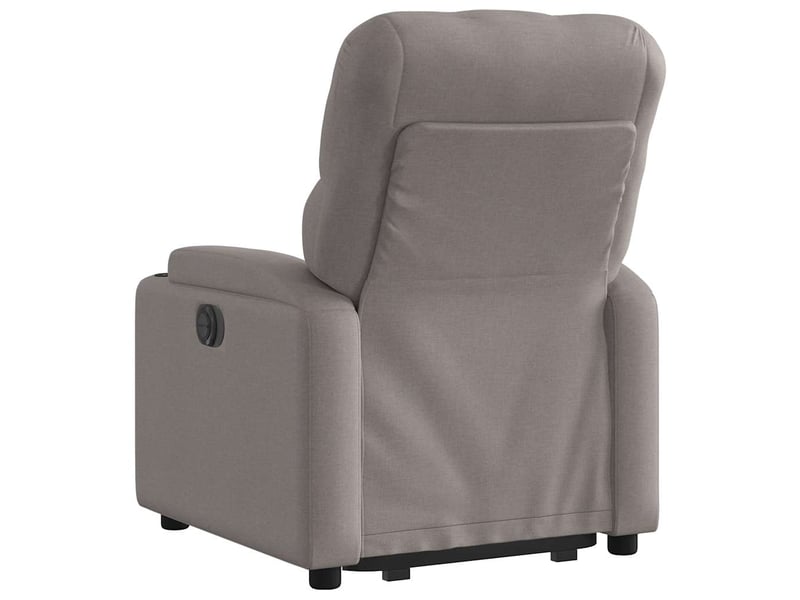 Fauteuil de bureau, fauteuil inclinable électrique taupe tissu - Conforama E