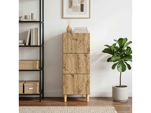 Armoire de rangement bureau, armoire à tiroirs 33 x 34.5 x 90 cm bois d'ingénierie shl7860
