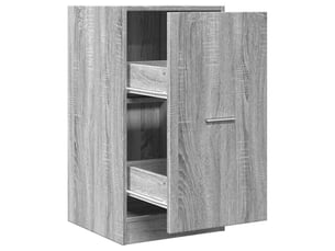 Armoire apothicaire sonoma gris 40x41x77,5 cm bois d'ingénierie