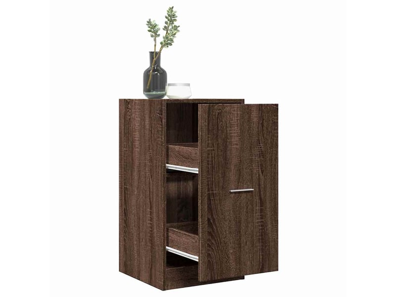  Armoire apothicaire chêne marron 40x41x77,5cm bois d'ingénierie  - Conforama B