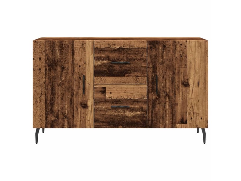  Buffet - bahut - meuble de rangement vieux bois 100x36x60 cm bois d'ingénierie  - Conforama D