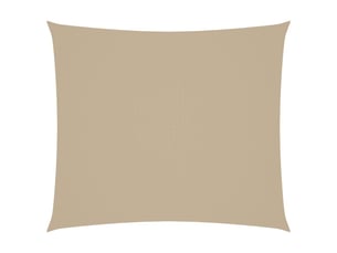 Voile de parasol - voile d'ombrage tissu oxford rectangulaire 2,5x3 m beige