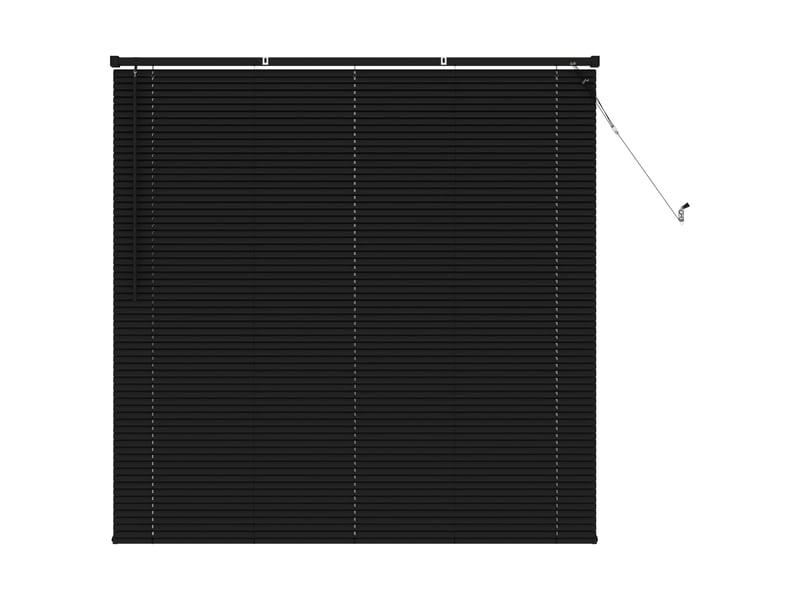  Store vénitien, store de fenêtre noir 150 x 130 cm 25 mm pvc cf48098  - Conforama A