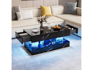 Table basse coloris noir NAHILIMI