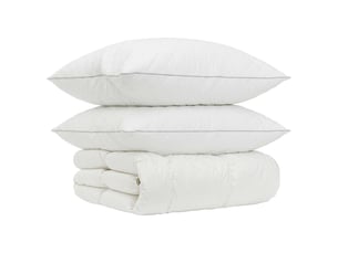 Ensemble de couette 90 % en duvet d’oie fulda 3 pcs - duvet 135 x 220 cm