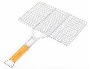 Grille rectangulaire en acier chromé somagic - 34 x 22 cm