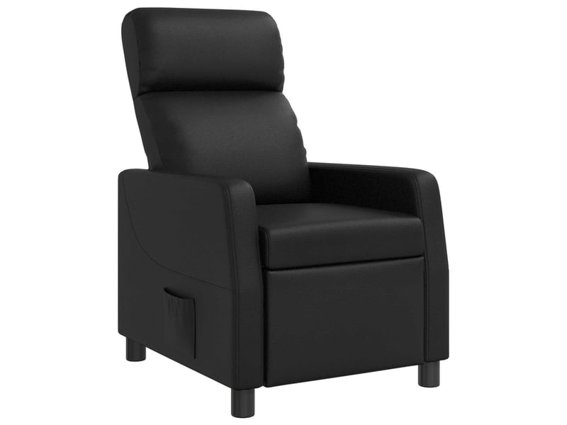Vidaxl fauteuil inclinable noir simili cuir - Conforama D