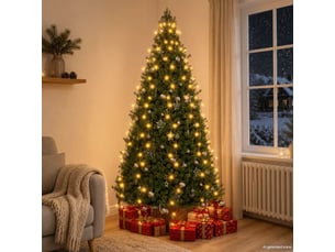 Guirlande lumineuse d'arbre de noël avec 210 led 210 cm