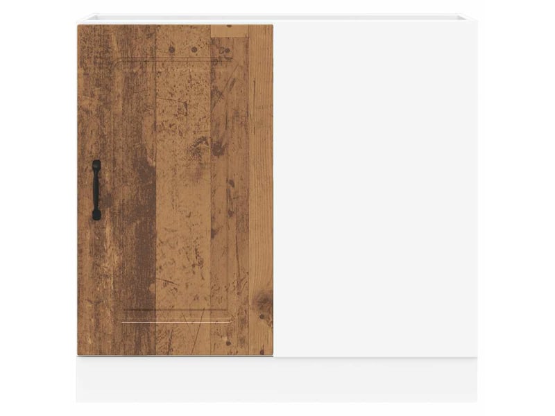  Meuble de rangement, armoire de cuisine kalmar vieux bois bois d'ingénierie shl7928  - Conforama D