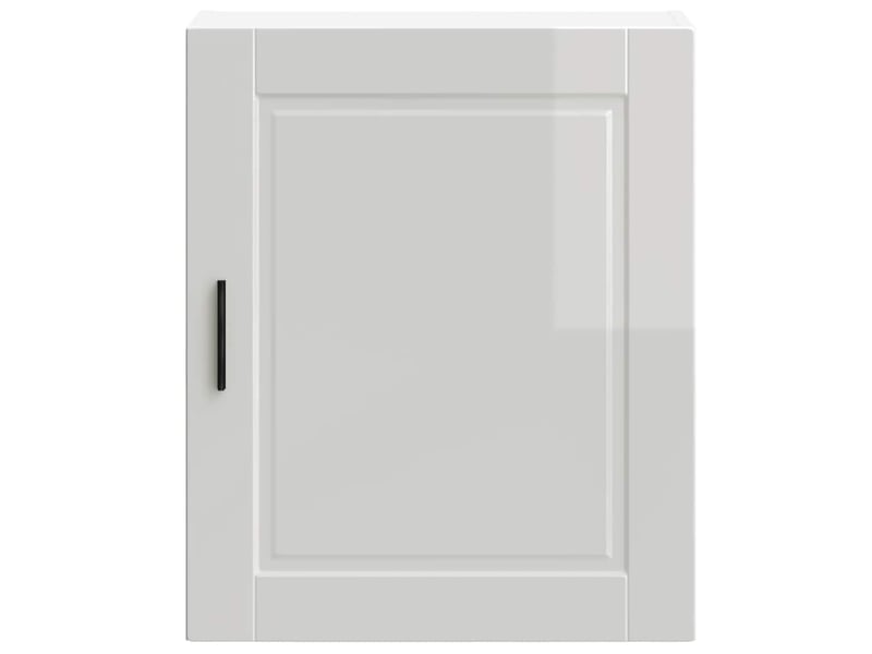  Armoire murale de cuisine porto blanc brillant bois ingénierie shl8941  - Conforama E