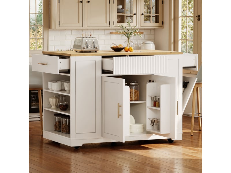  Desserte 2 portes 2 tiroirs coloris blanc mdf desserte blanc - Conforama E