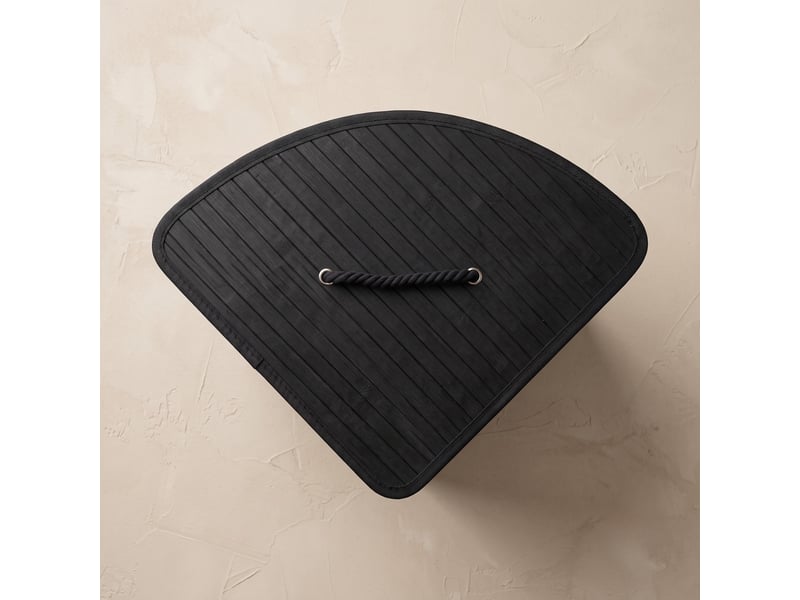  Panier à linge d'angle arco, bambou, 60 l  - Conforama E