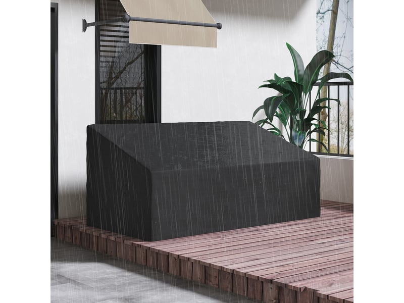Housse pour banc de jardin 3-4 places, tissu oxford 600d avec revêtement imperméable, pour terrasse, 218 x 111 x 63101 cm - Conforama D