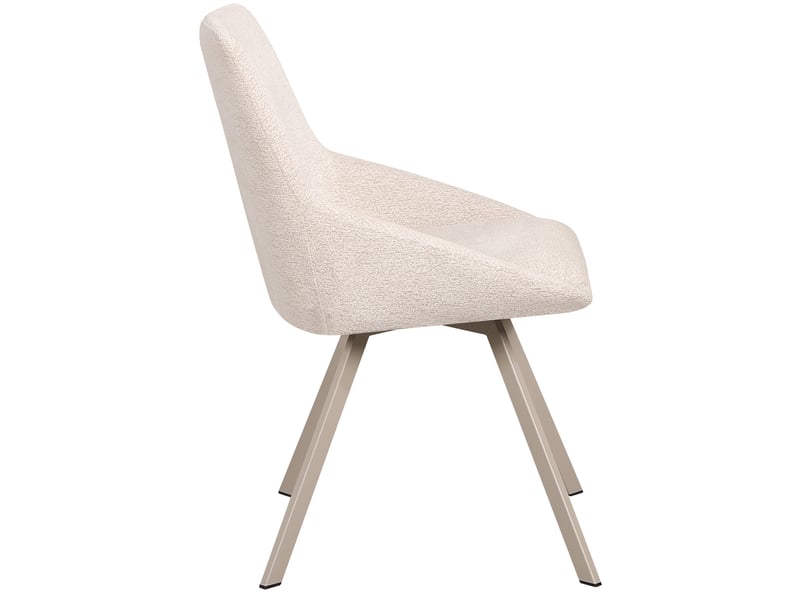  Selsey yanii - chaise pivotante - 50 cm - chenille beige clair Yanii - Conforama D