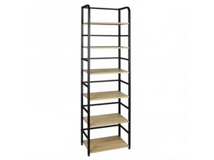 Bibliotheque coloris  bicolore 6 étagère(s) MEULVA  - 50 cm x 176 cm