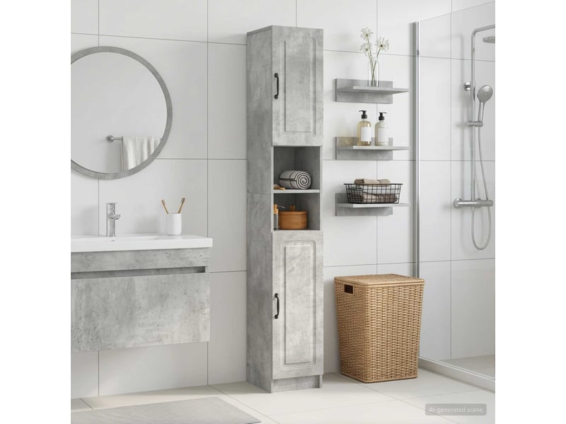  Colonne de salle de bain avec étagère ouverte utrecht shl7198  - Conforama B
