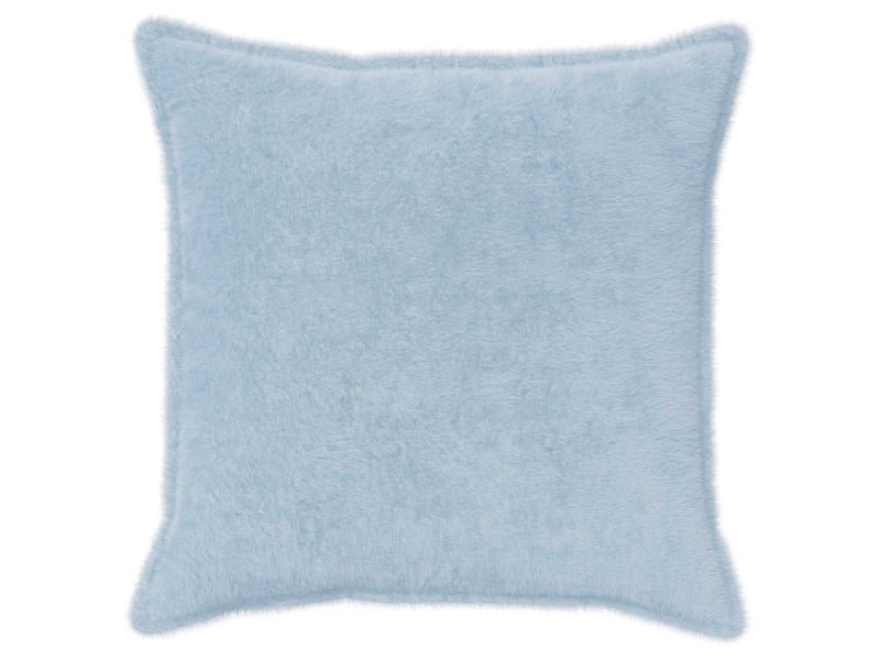  Lot de 2 housses de coussin houten bleu clair 65 x 65 cm cf49291  - Conforama C