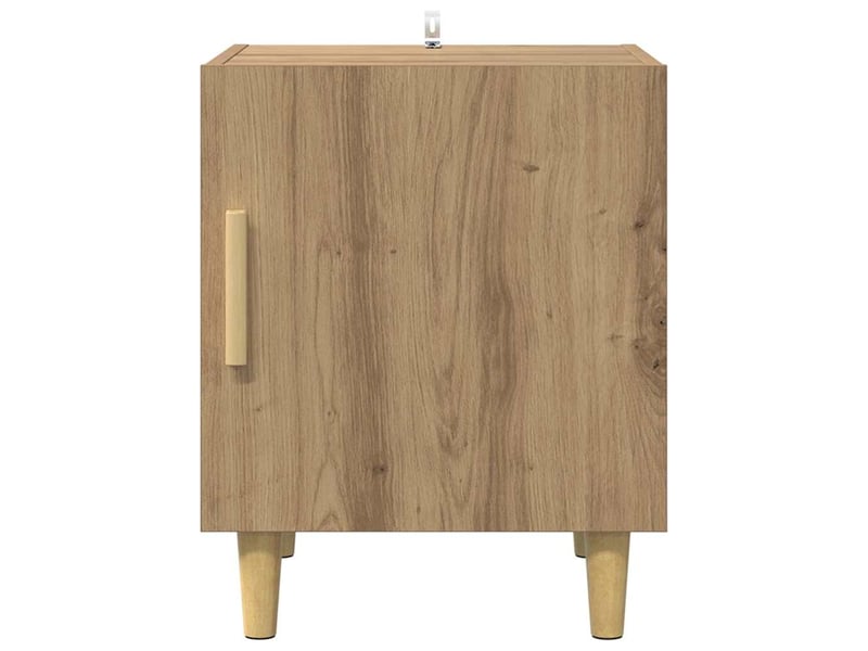Table de chevet - cabinet de chevet - table de nuit chêne artisanal 40 x 40 x 50 cm - Conforama E