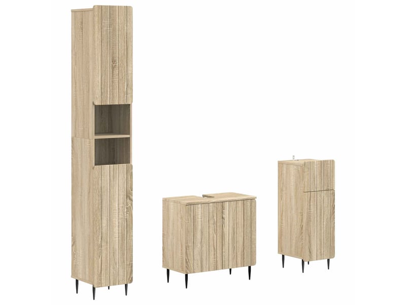  Ensemble de meuble de salle de bain 3 pièces zwolle cf63530  - Conforama A