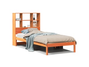 Lit simple 100x200 cm    coloris marron