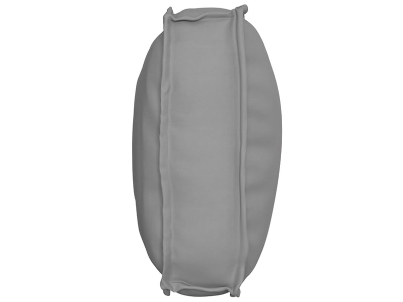  Coussin d'assise, coussin pour chaisecanapé tissu oxford gris 70 x 40 x 12 cm cf56667  - Conforama D
