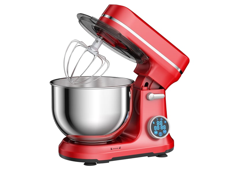 Biolomix bm602e robot culinaire sur socle 5l 1200w 11 vitesses moteur dc écran oled tactile faible niveau sonore  fourni avec crochet pour pétrir et fouet  - Conforama B